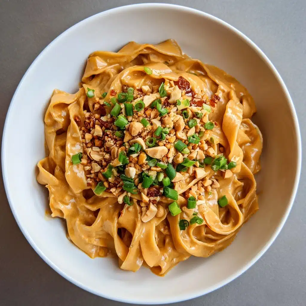 Easy Spicy Thai Peanut Noodles Recipe