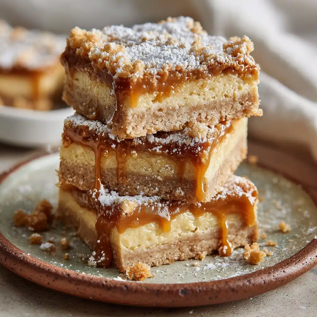 Salted Caramel Gooey Butter Bars Recipe