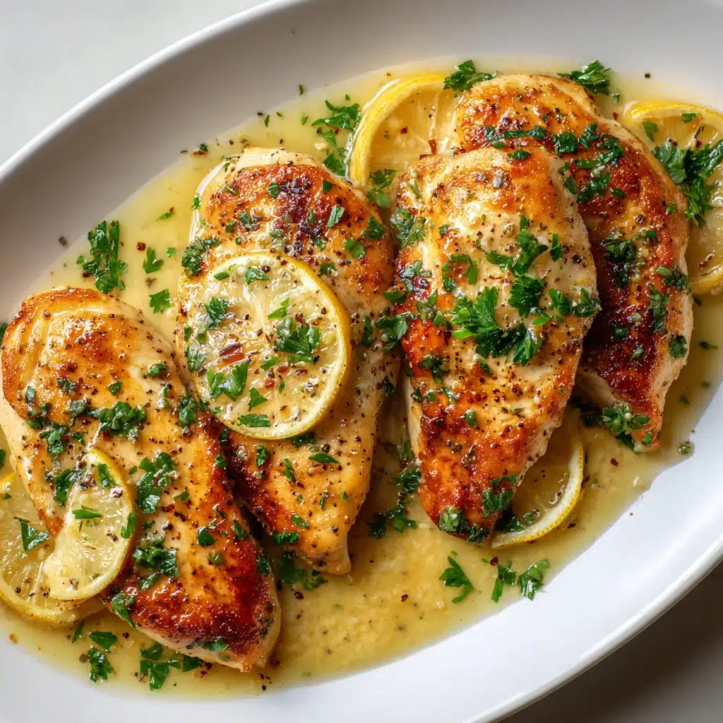 Lemon Chicken with Lemon Butter Sauce Recipe