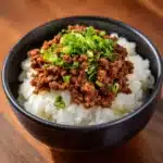 Korean Ground Beef Bowl Recipe