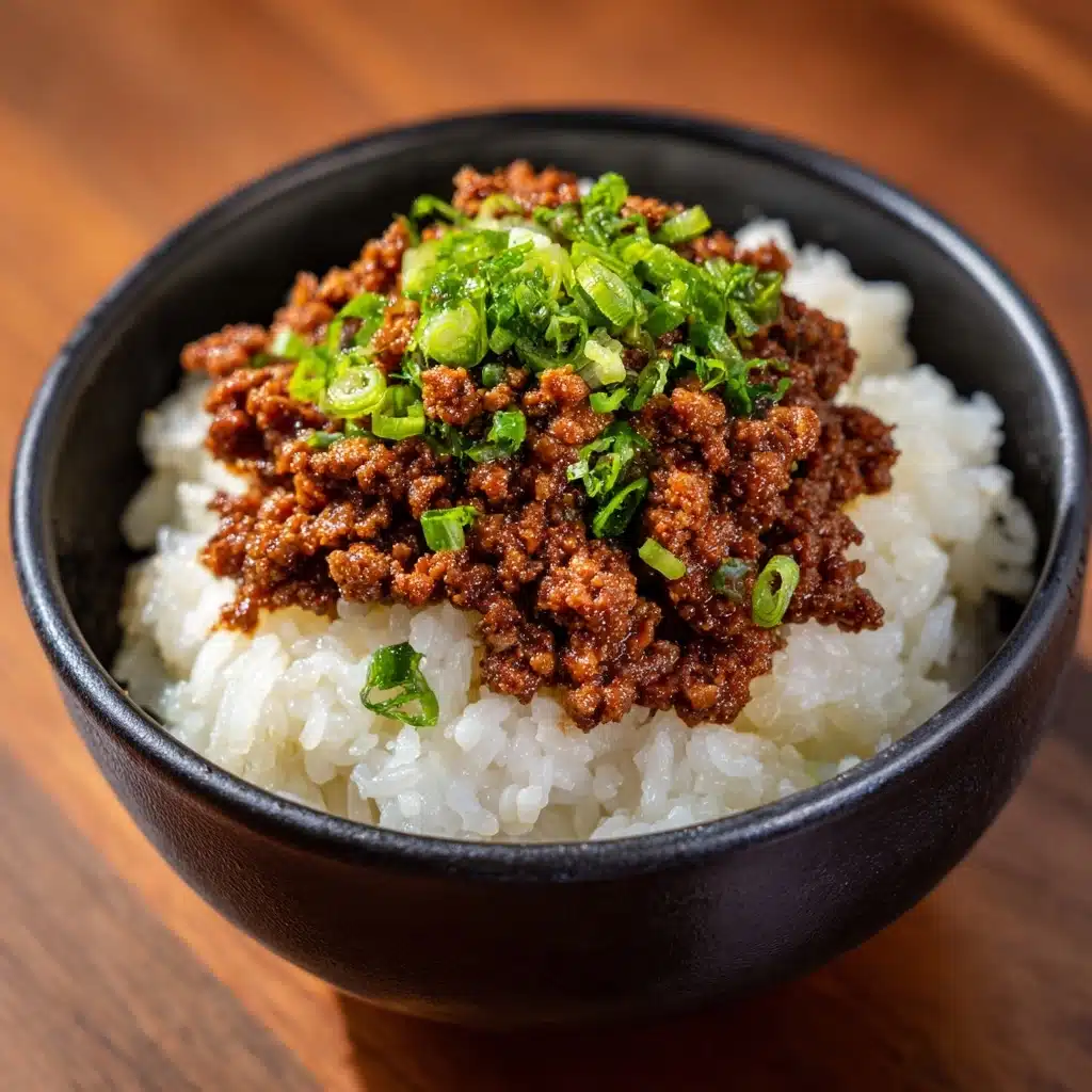 Korean Ground Beef Bowl Recipe