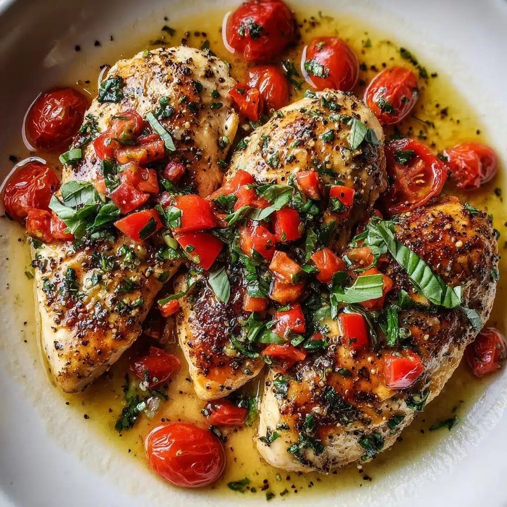 Simple Italian Basil Chicken Recipe