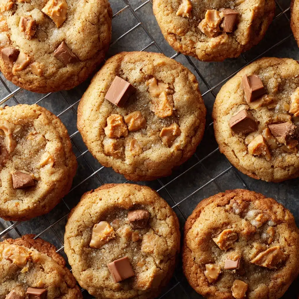 Chewy Peanut Butter Butterfinger Cookies Recipe