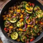 Mediterranean Ground Beef Stir Fry Recipe