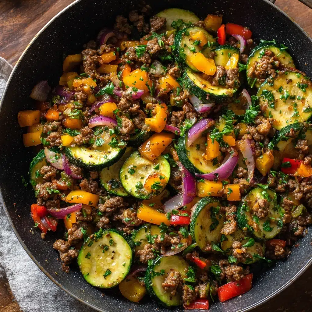 Mediterranean Ground Beef Stir Fry Recipe