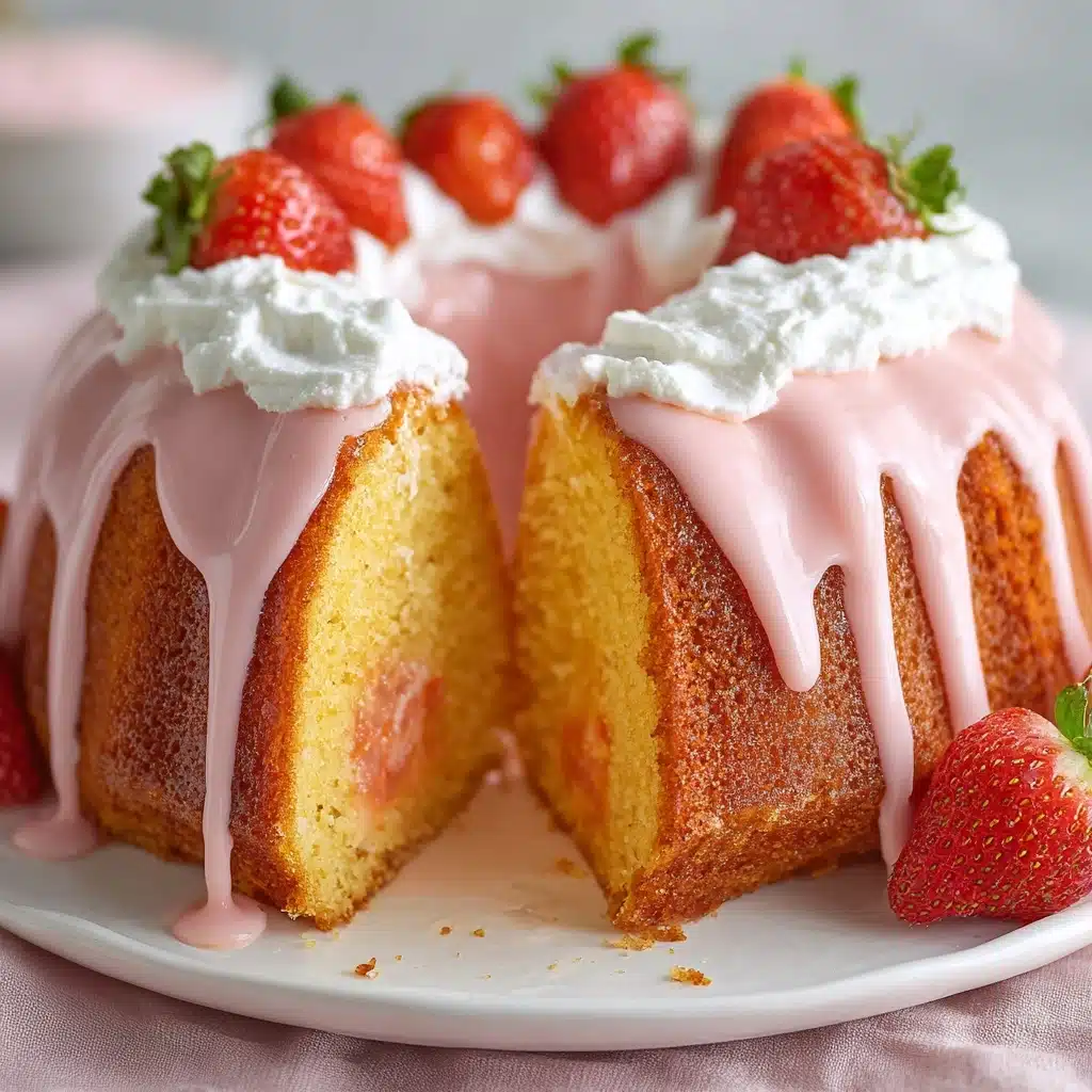 Strawberry Buttermilk Pound Cake Recipe