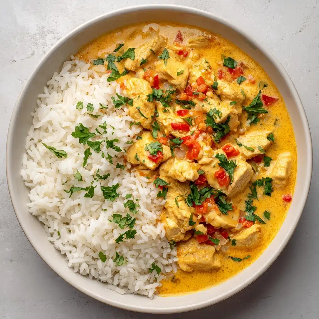 Creamy Smothered Chicken and Rice Recipe