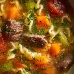 BEST Vegetable Beef Soup Recipe