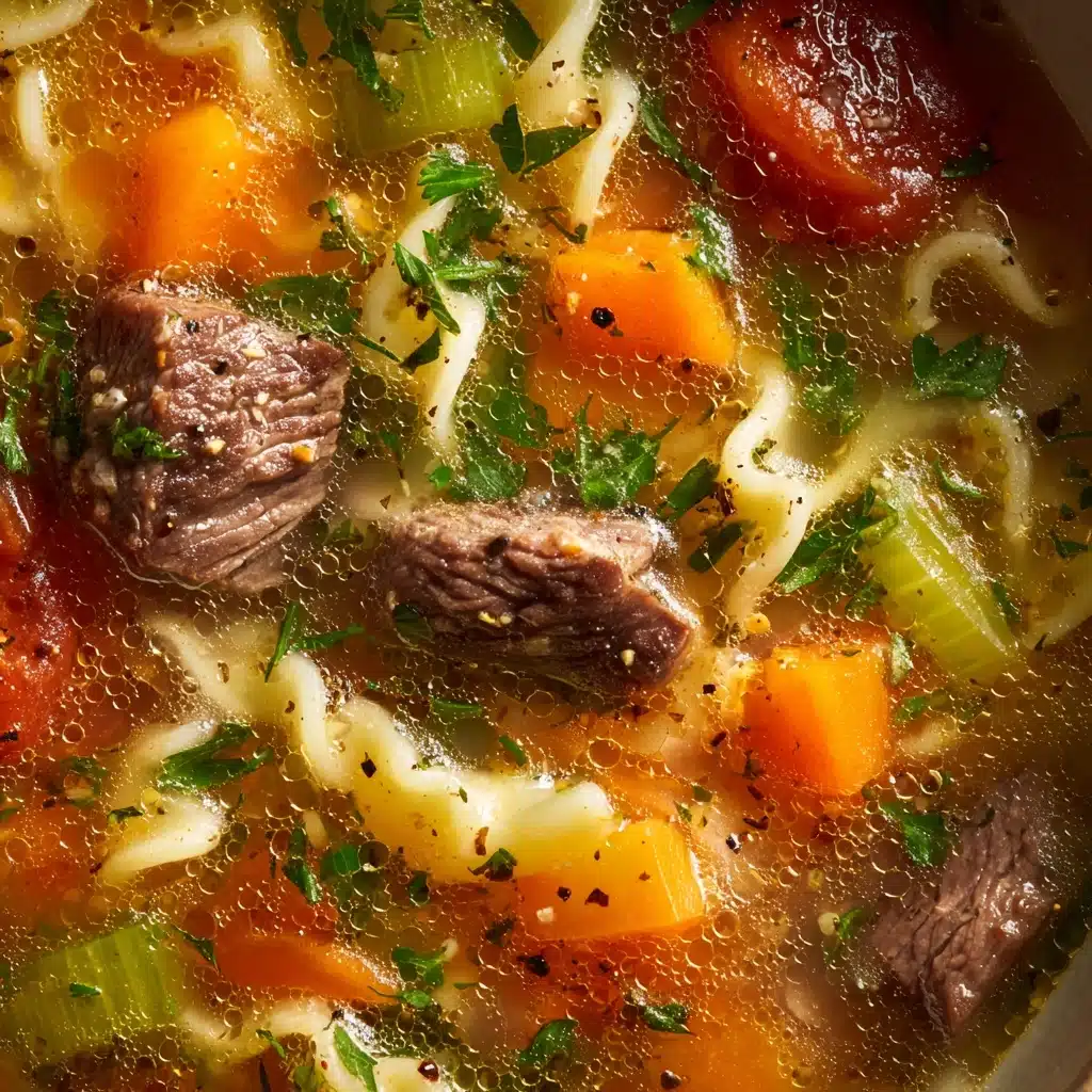 BEST Vegetable Beef Soup Recipe
