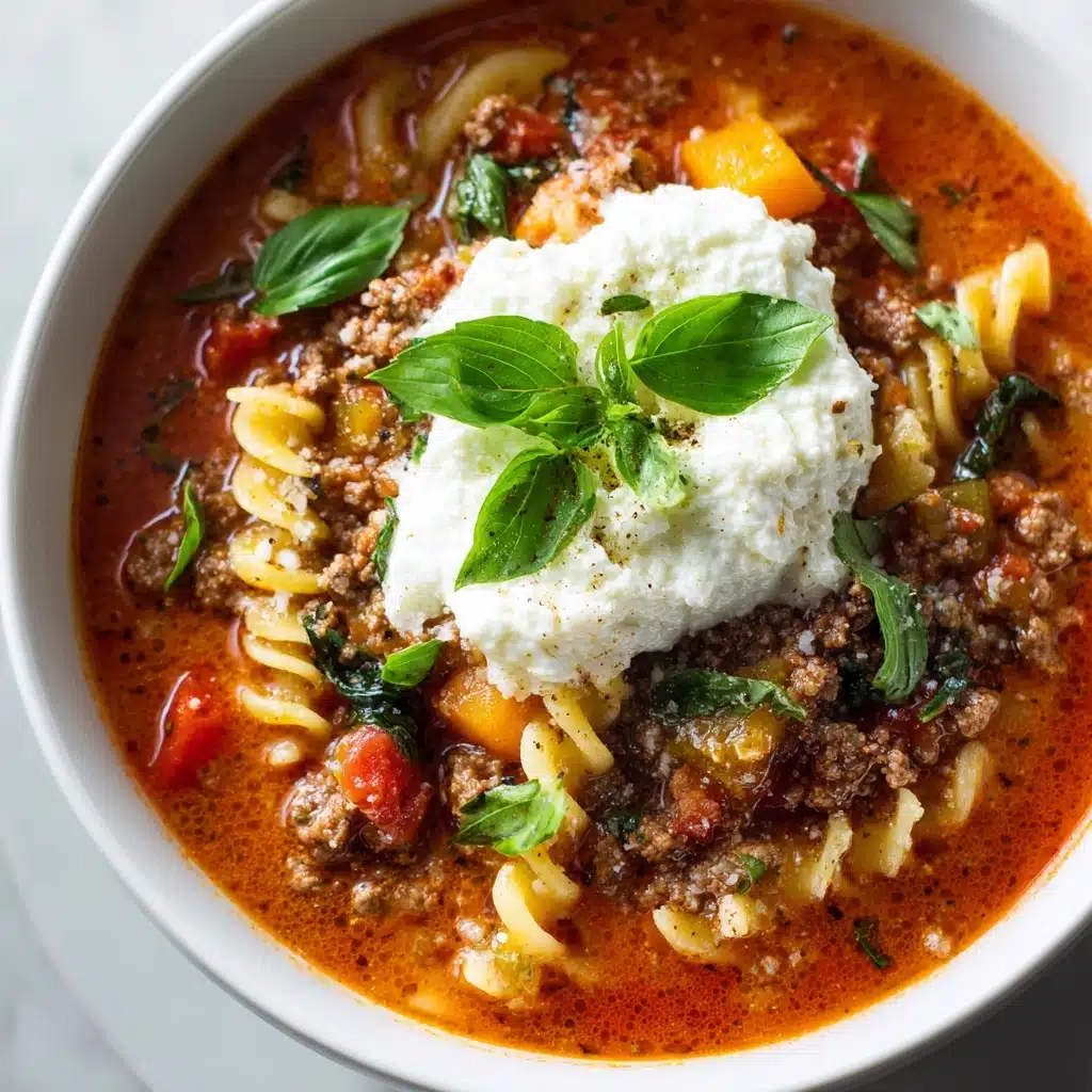 Easy Lasagna Soup Recipe - Recipe Image