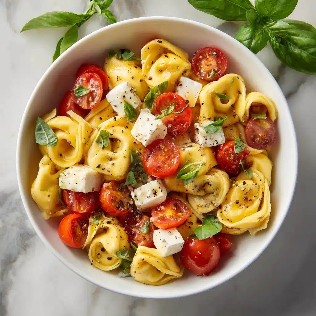 Tortellini Caprese Salad Recipe - Recipe Image