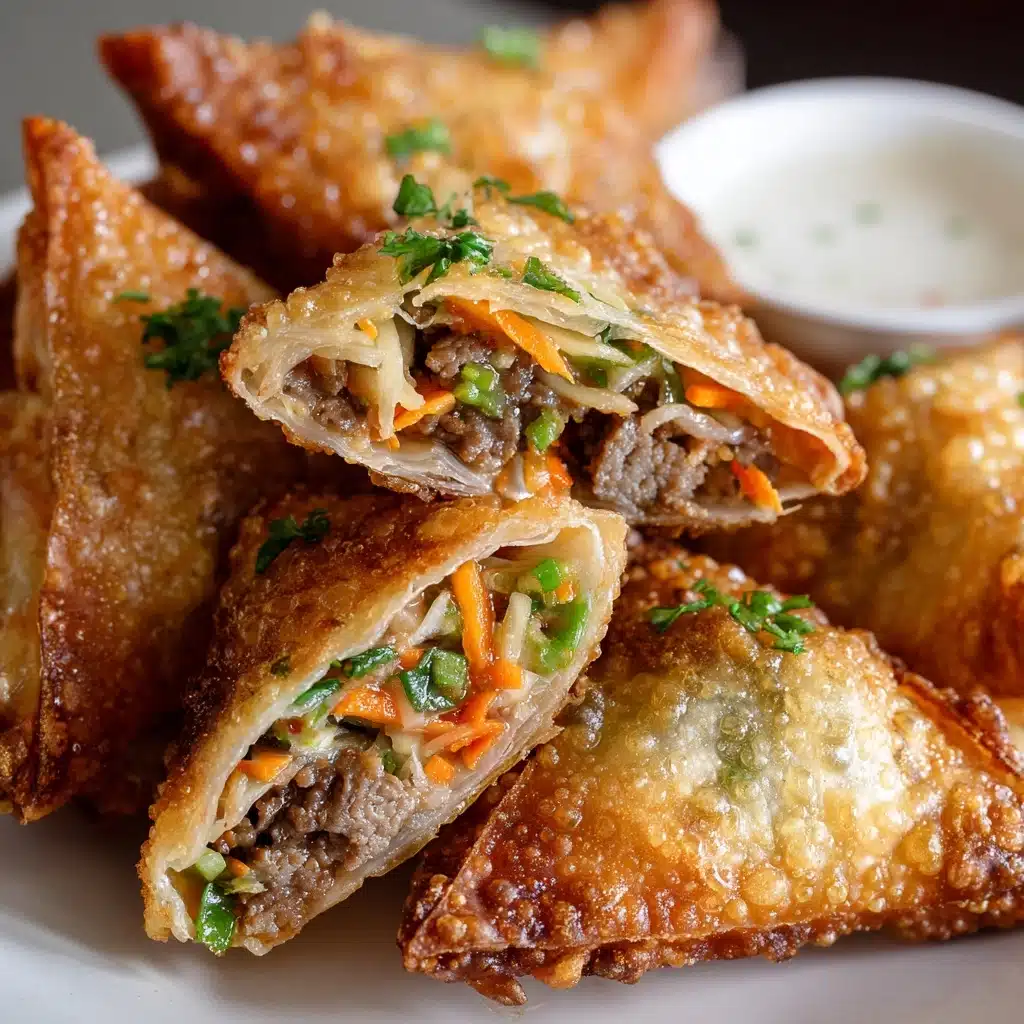 Philly Cheesesteak Egg Rolls Recipe - Recipe Image