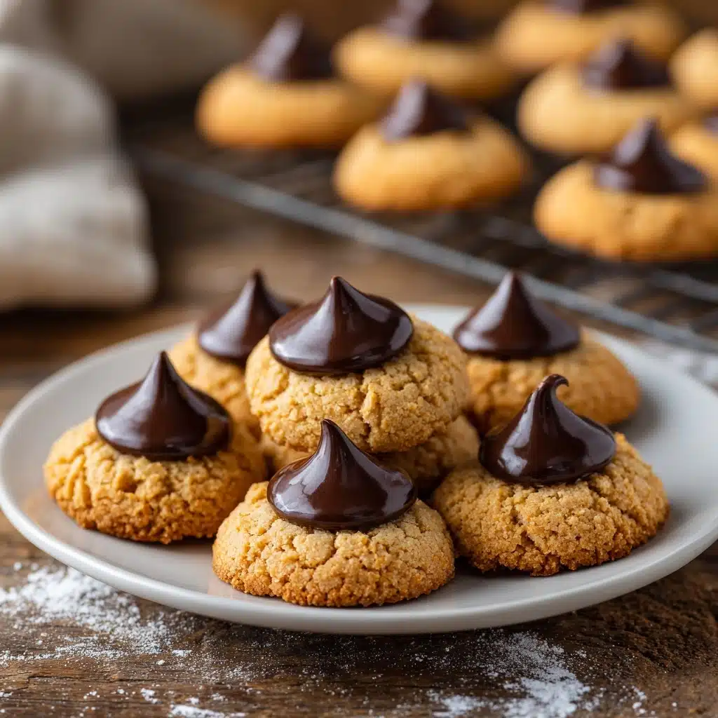 Homemade Peanut Butter Kiss Cookies Recipe