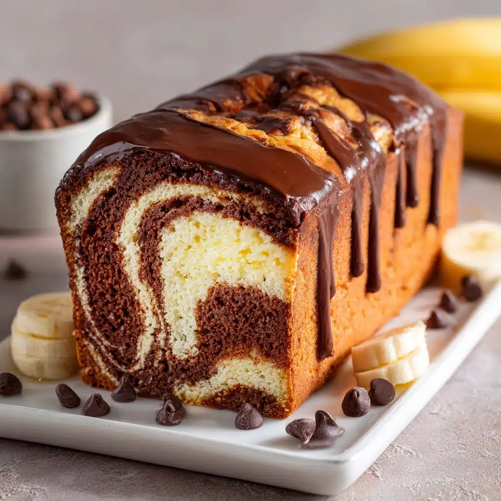 Chocolate Marble Banana Bread Recipe