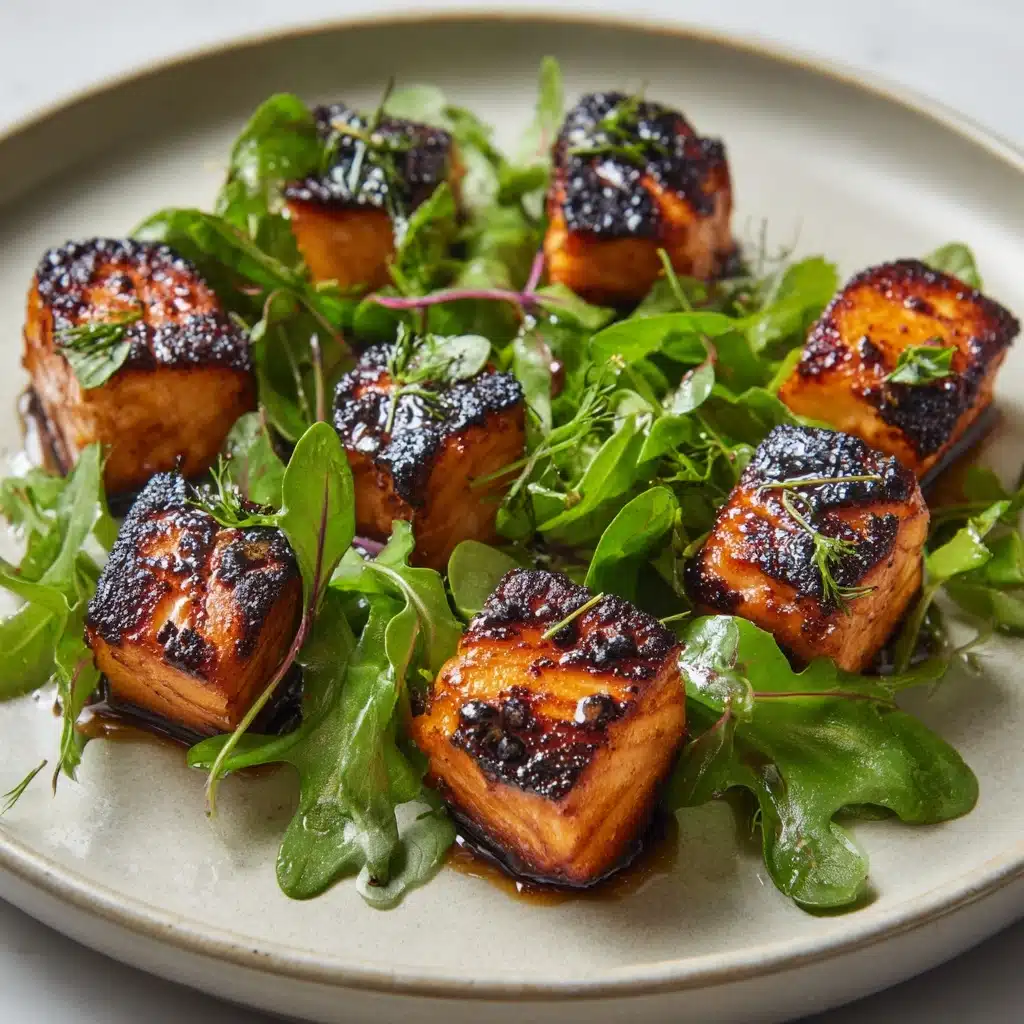 Pan-Seared Salmon Bites Recipe - Recipe Image