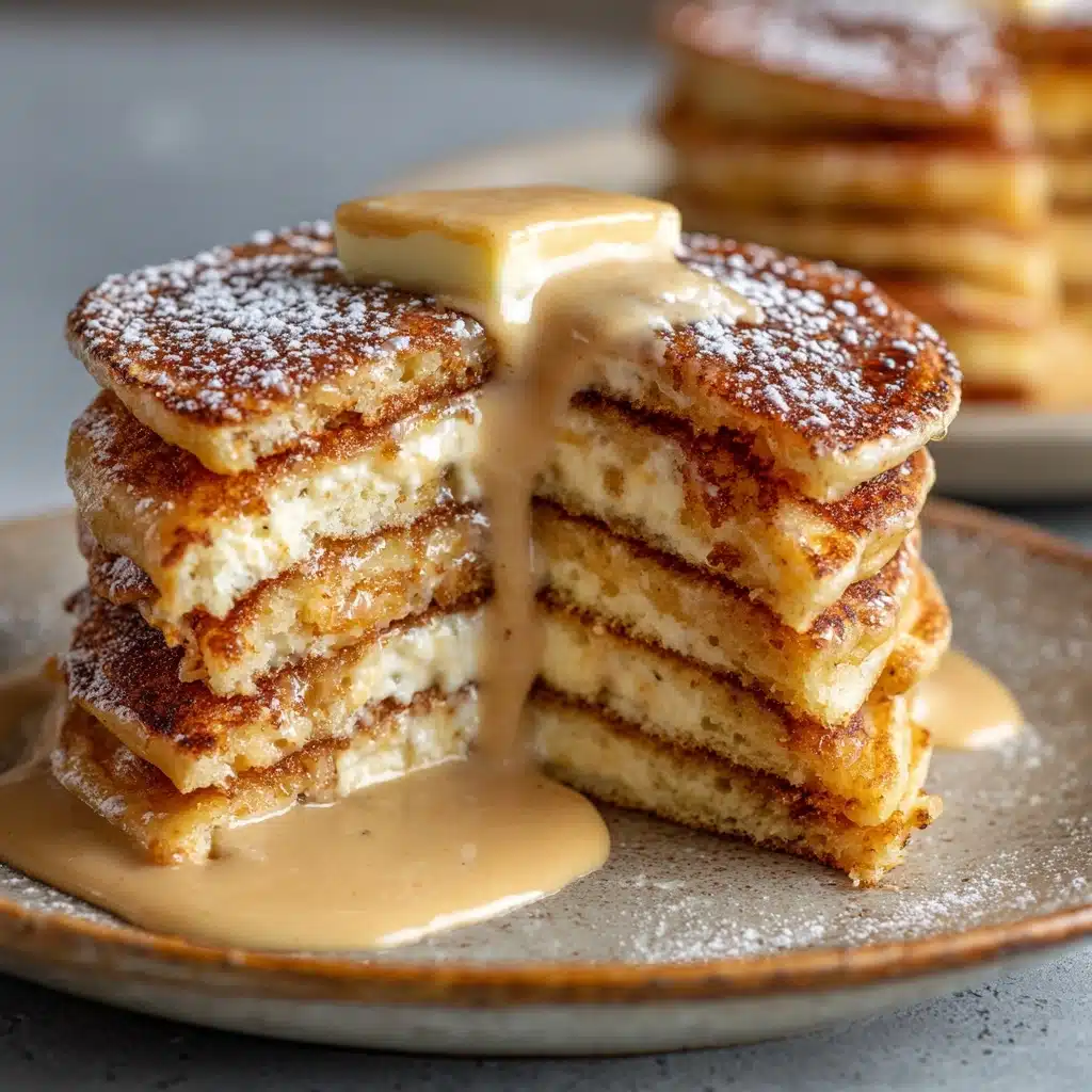 Cinnamon Roll Stuffed Pancakes Recipe