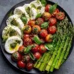 Caprese Roasted Asparagus Recipe