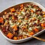 Ground Turkey Sweet Potato Bake Recipe
