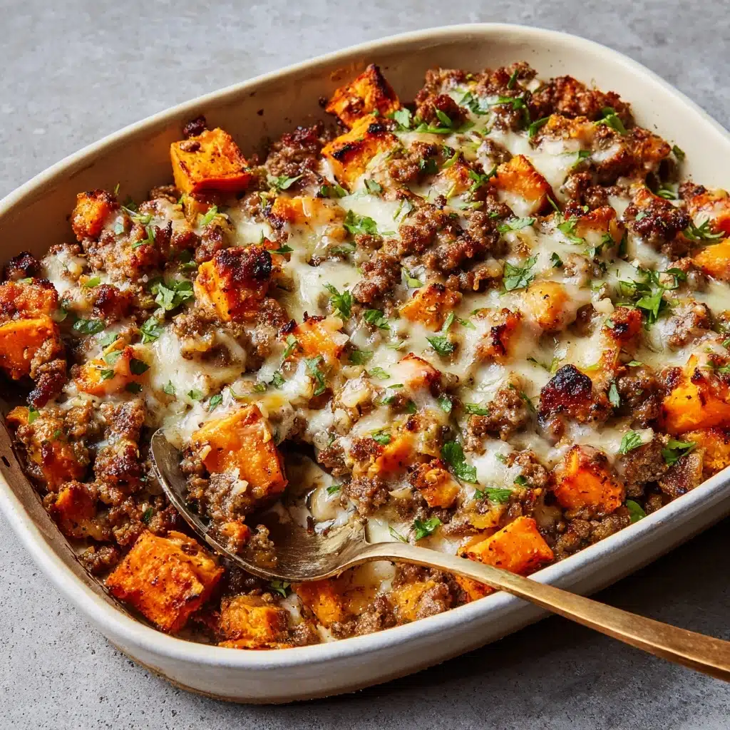 Ground Turkey Sweet Potato Bake Recipe
