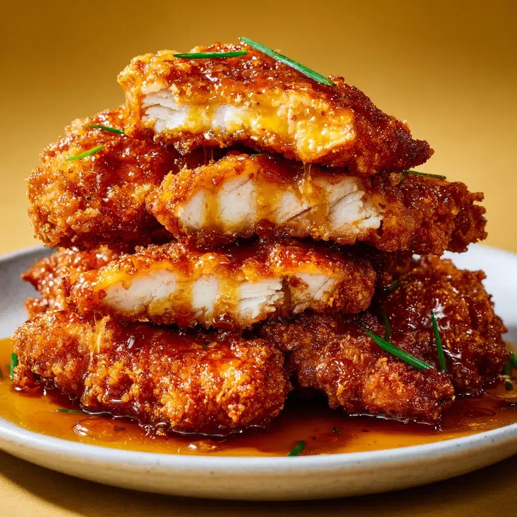 Double Crunch Honey Garlic Chicken Recipe
