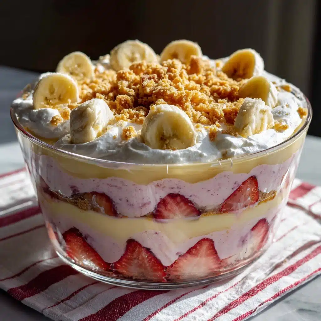 Strawberry Crunch Banana Pudding Recipe