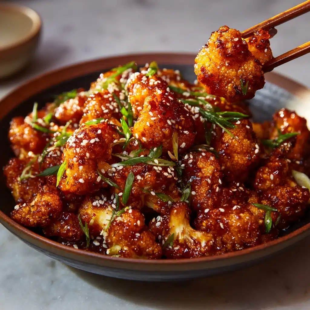 Sticky Sesame Cauliflower Recipe