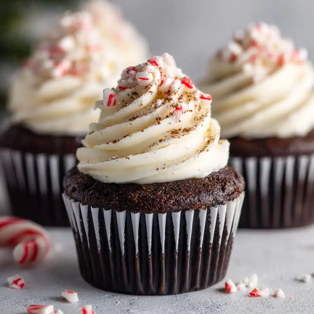 Peppermint Mocha Cupcakes Recipe - Recipe Image