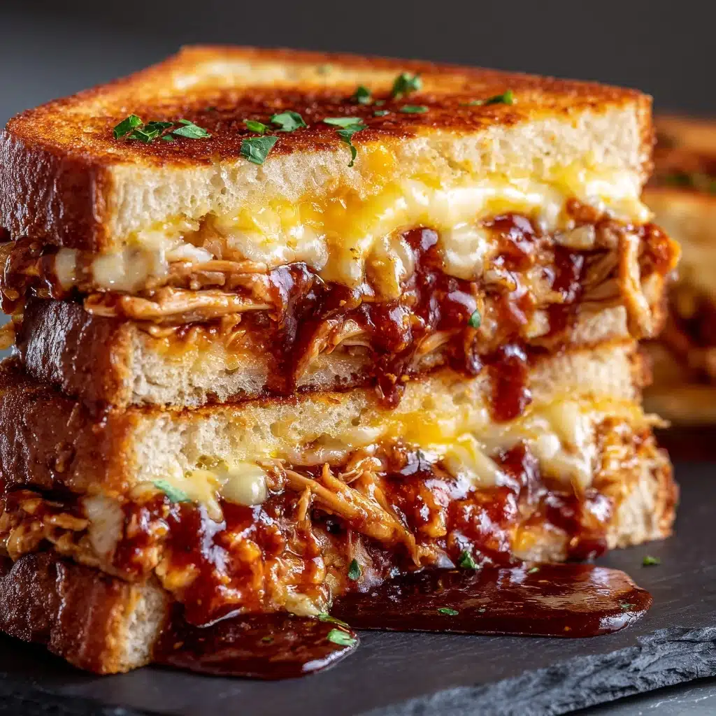 BBQ Chicken Grilled Cheese Recipe