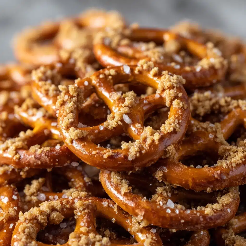 Butter Toffee Pretzels Recipe - Recipe Image