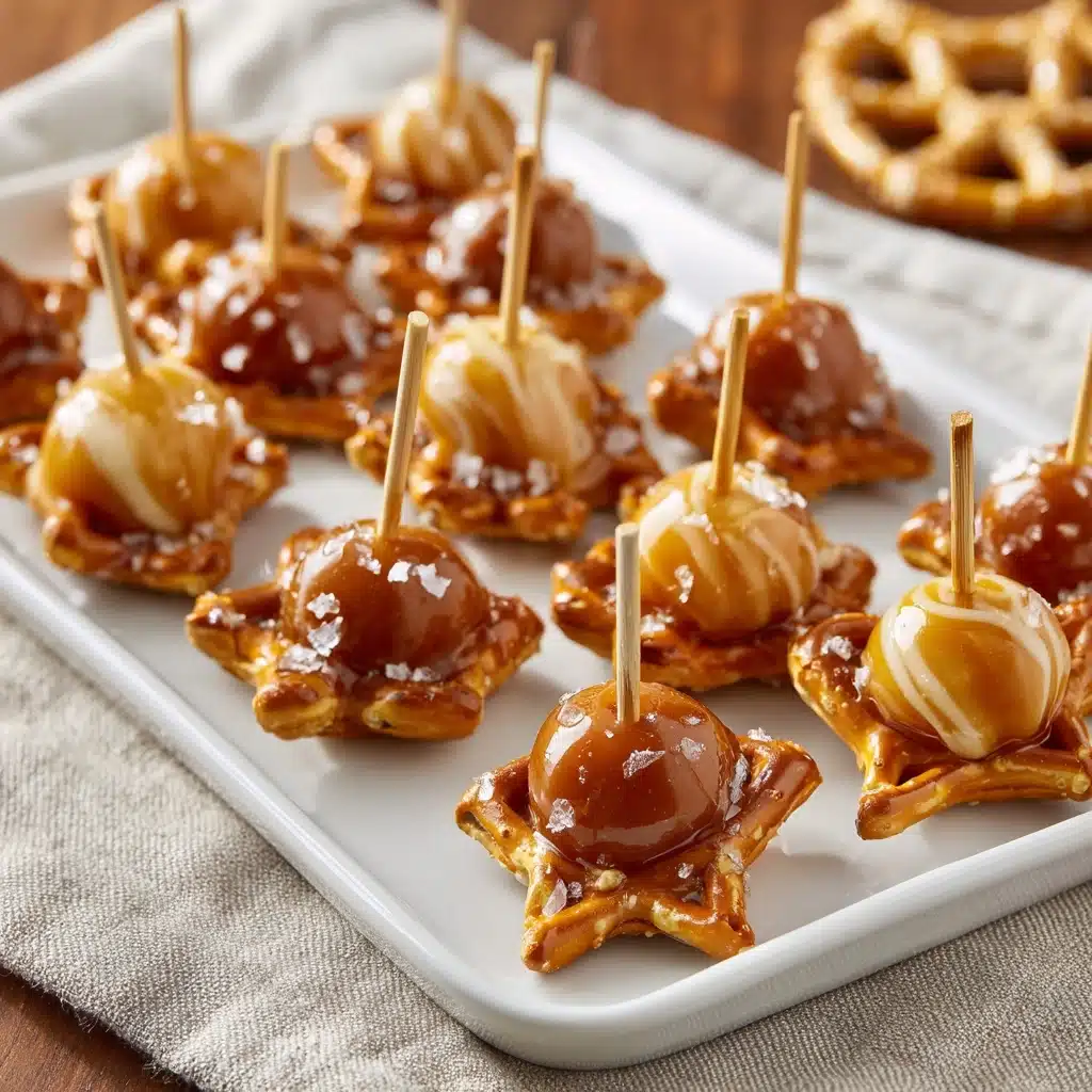 Caramel Apple Pretzel Bites Recipe