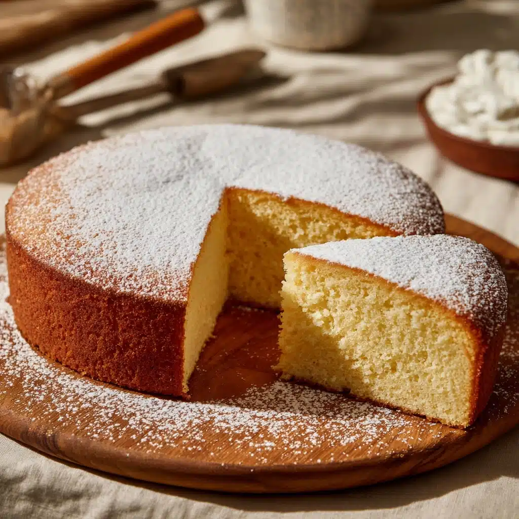 Light & Fluffy Yogurt Cloud Cake Recipe - Recipe Image