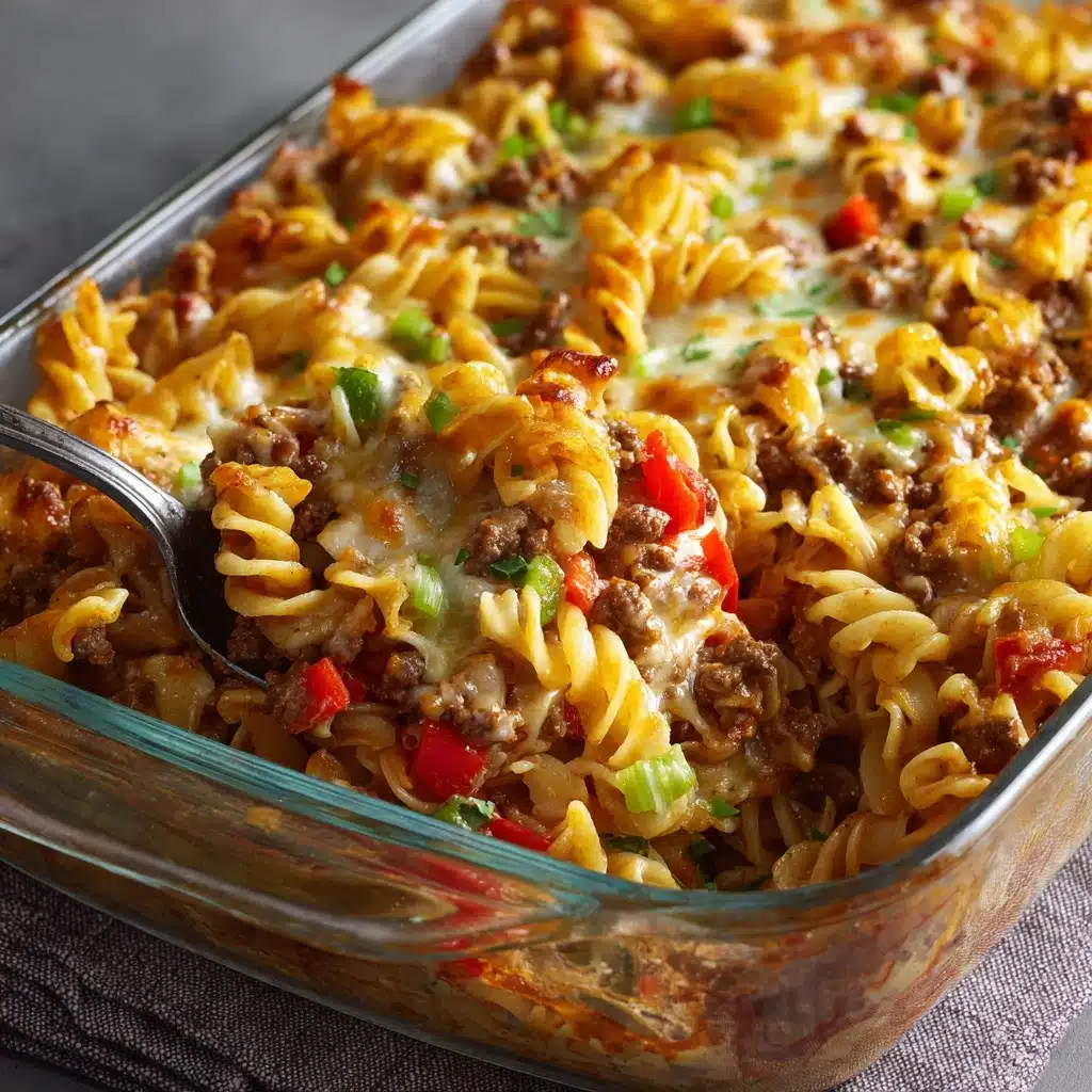 Southern Five Layer Beef Casserole Recipe