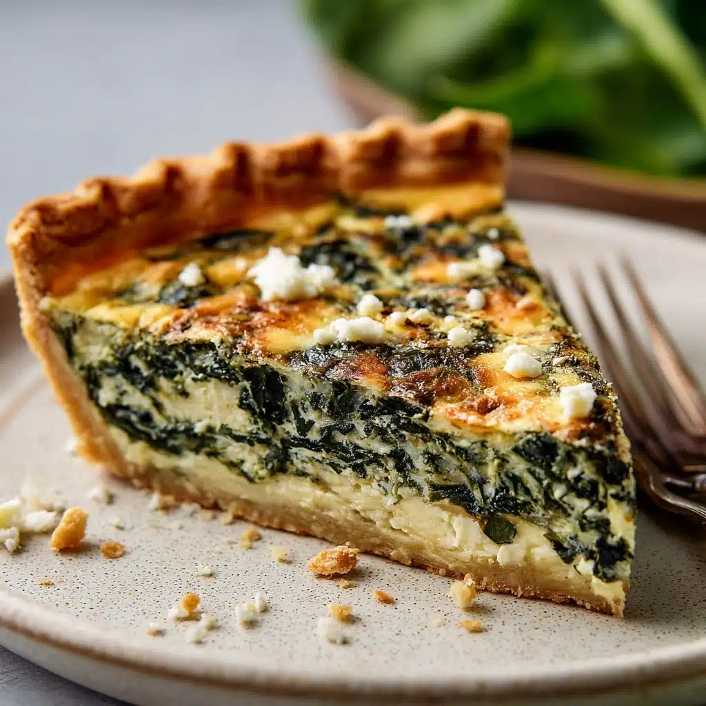 Spinach Feta Quiche Recipe - Recipe Image