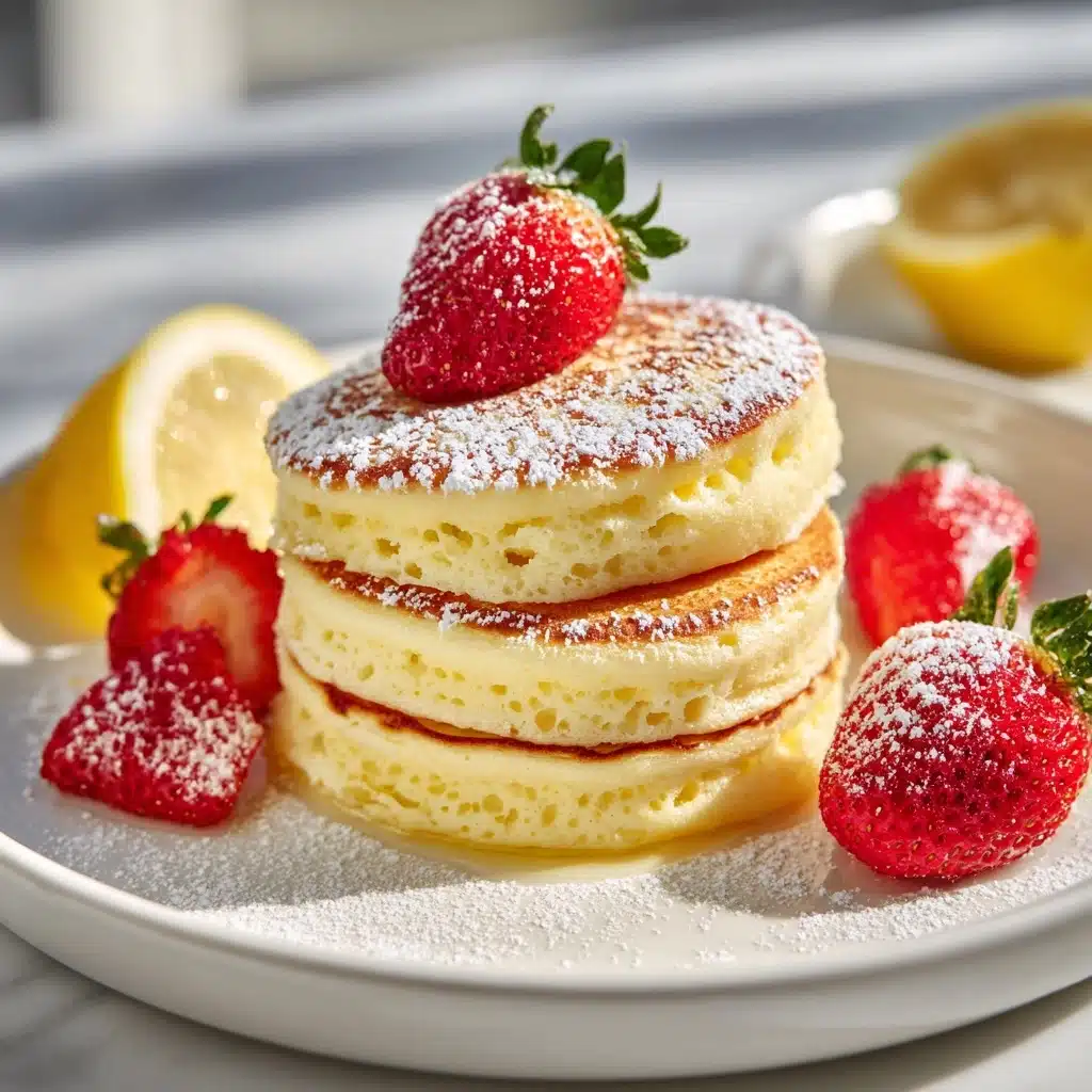 Cloud-like Lemon Soufflé Pancakes Recipe