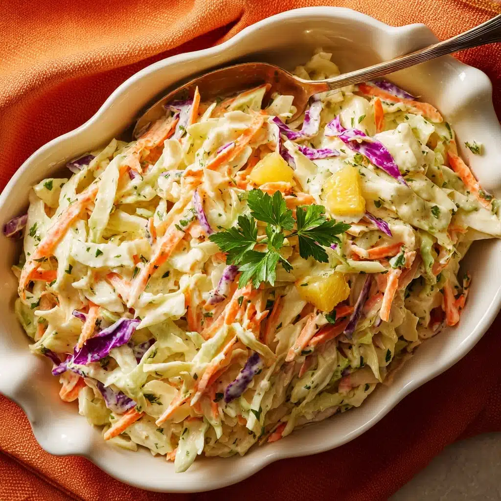 Hawaiian Pineapple Coleslaw Recipe