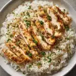 Chicken Scampi with Garlic Parmesan Rice Recipe