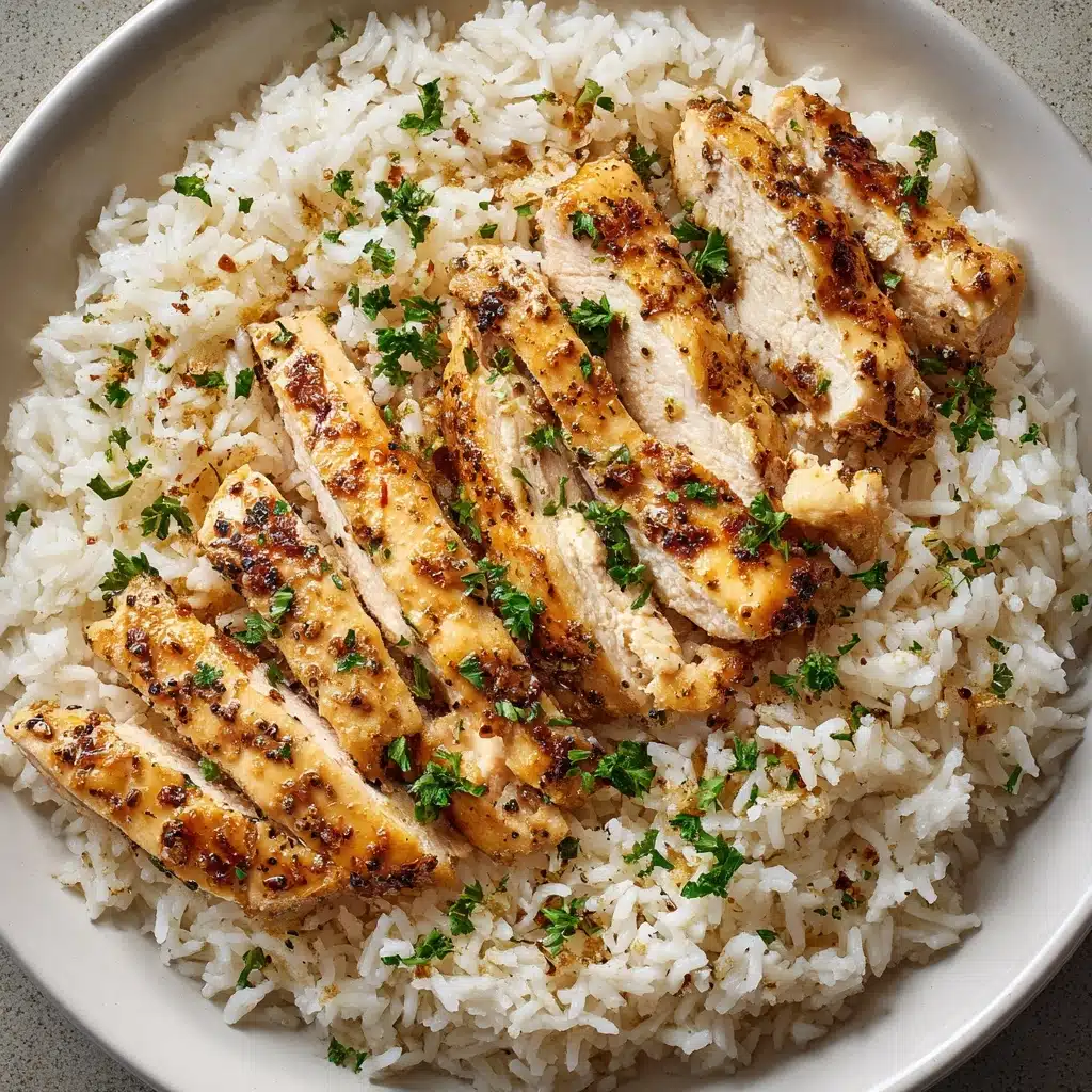 Chicken Scampi with Garlic Parmesan Rice Recipe