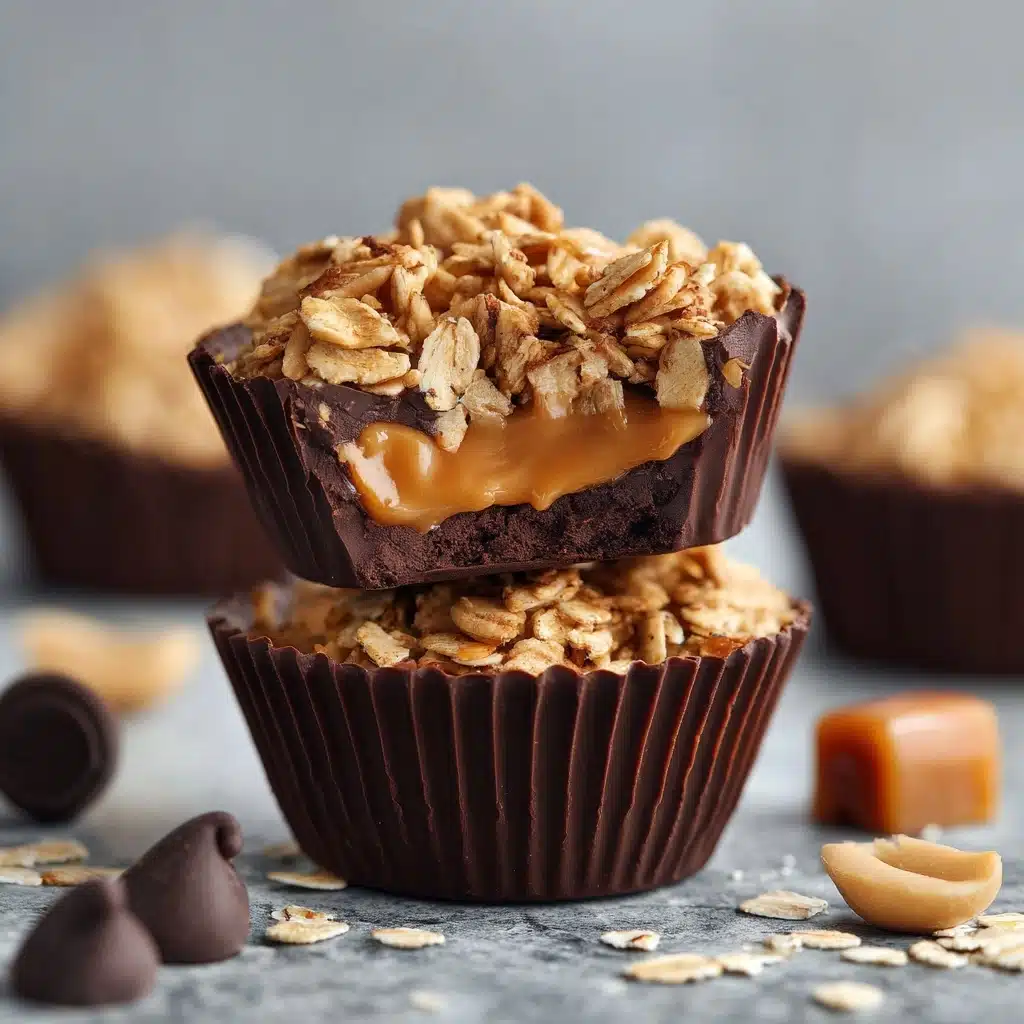 No-Bake Peanut Butter Granola Cups Recipe - Recipe Image