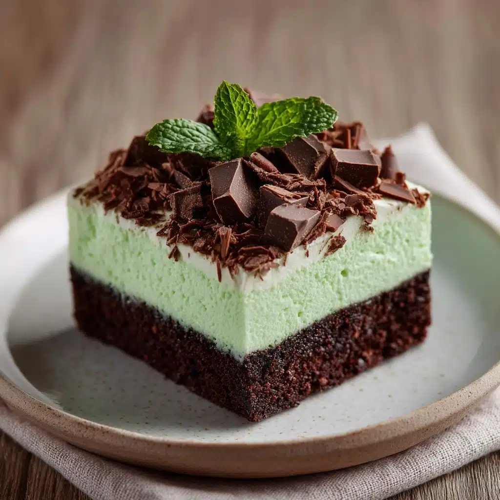 Andes Mint Poke Cake Recipe - Recipe Image