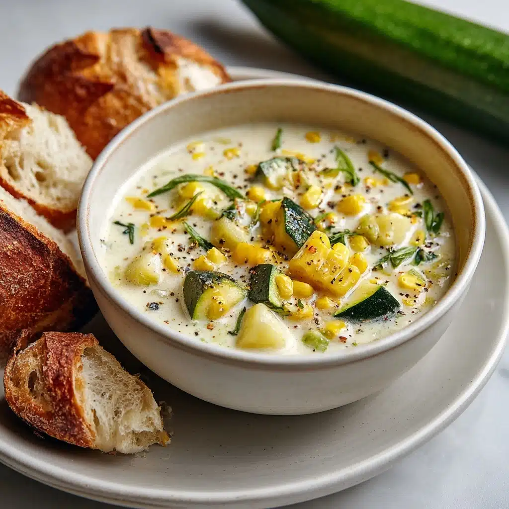 Summer Fresh Corn and Zucchini Chowder Recipe