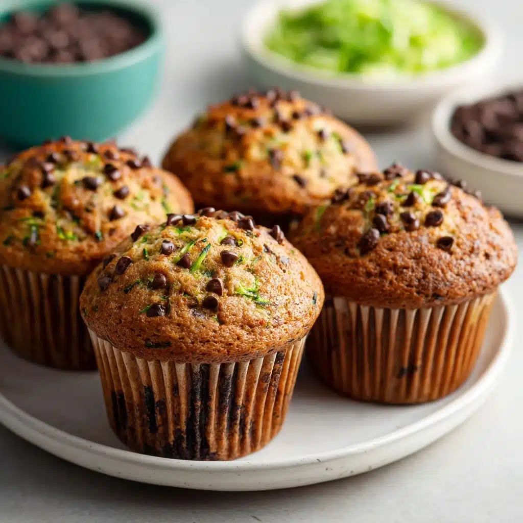 Chocolate Chip Zucchini Muffins Recipe
