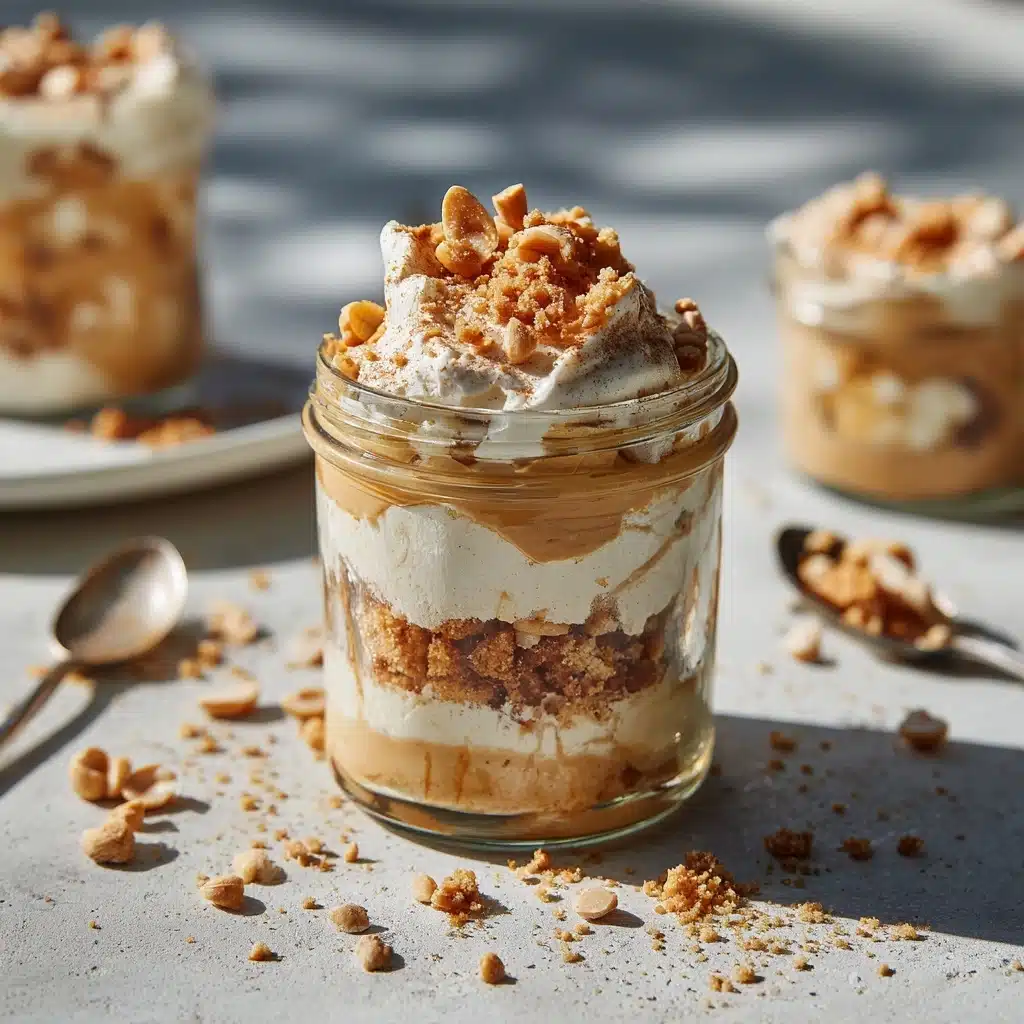 Peanut Butter Mousse with Crunchy Peanuts Recipe