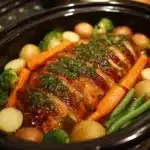 Slow Cooker Honey Garlic Chicken Recipe