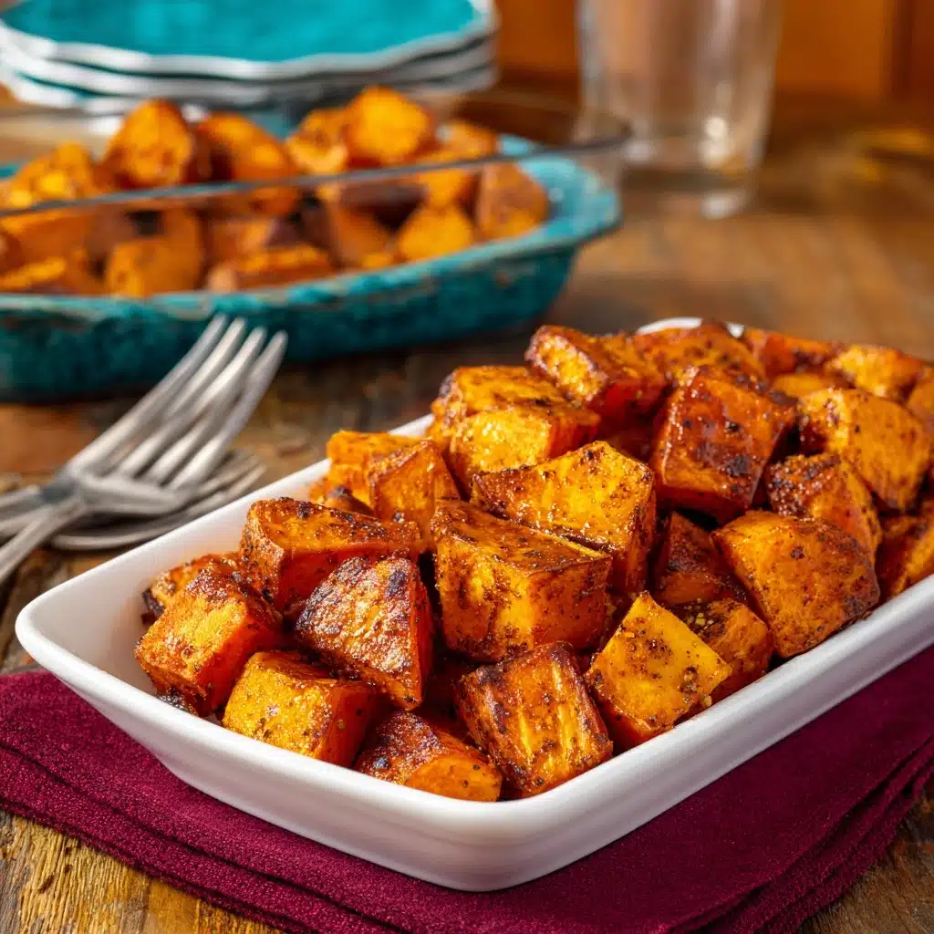 Easy Roasted Sweet Potato Bites Recipe