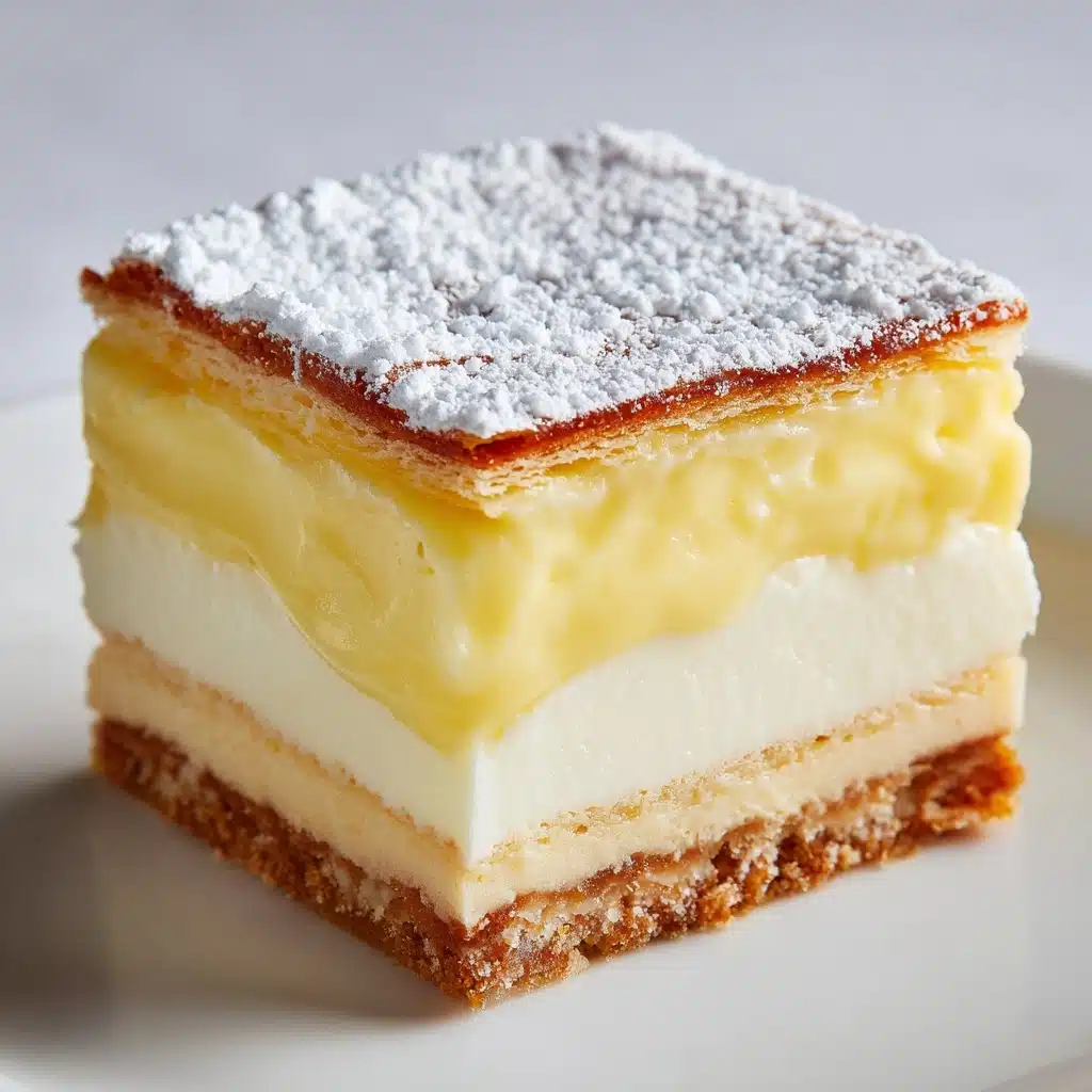 No-Bake Custard Slice Recipe