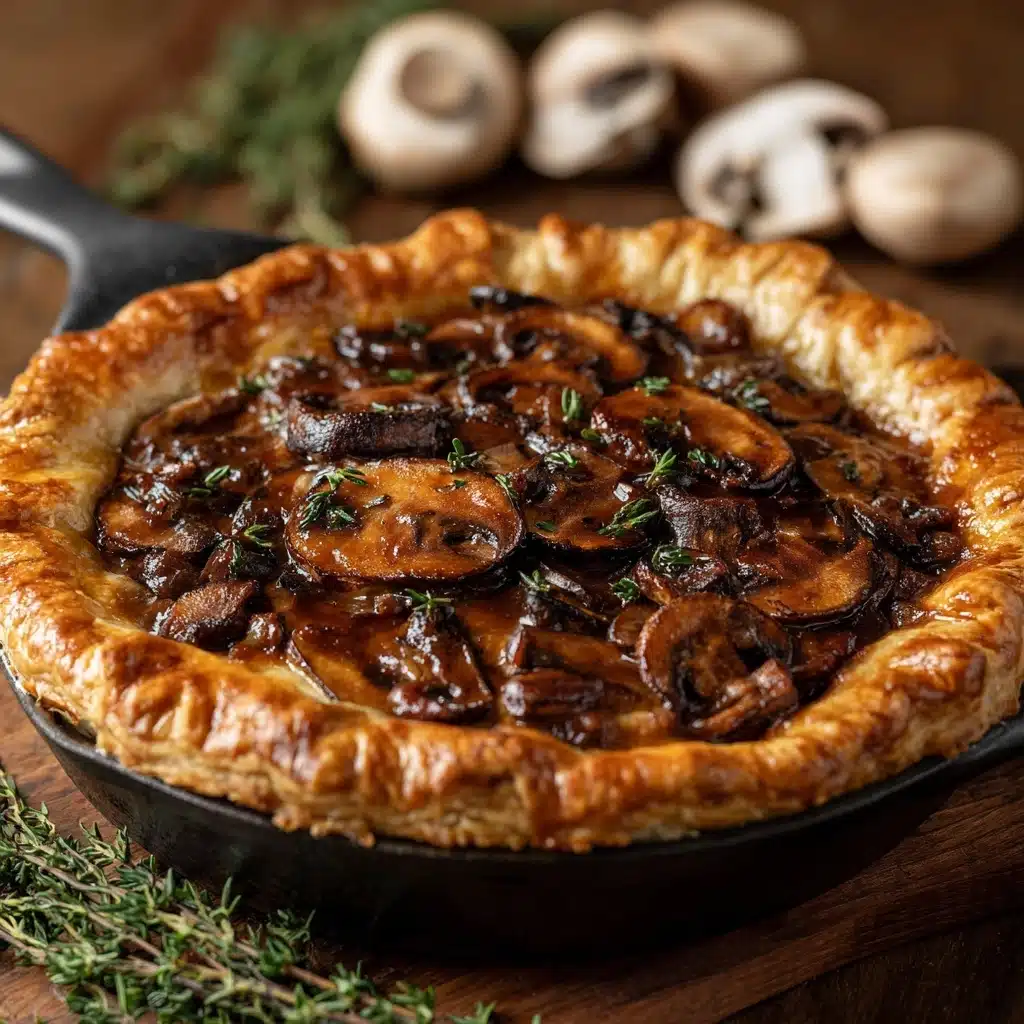 Creamy Mushroom Pot Pie with Flaky Crust Recipe