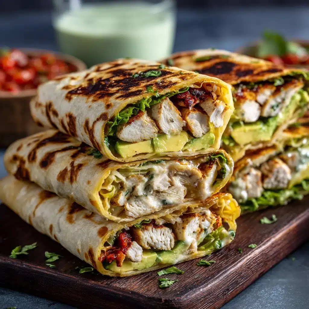 Avocado Chicken Wraps Recipe - Recipe Image