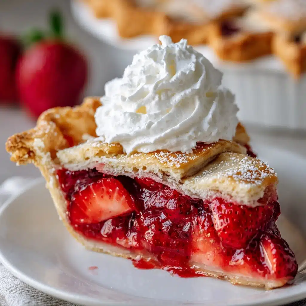 Strawberry Rhubarb Pie Recipe - Recipe Image