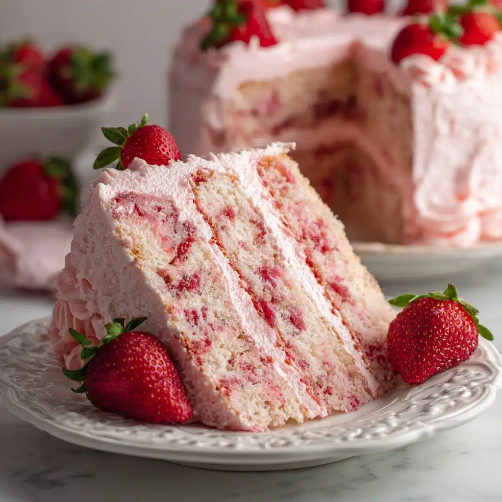 Strawberry Cake Recipe - Recipe Image