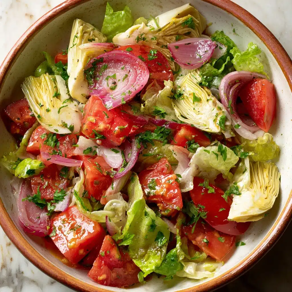 Tuscan Artichoke Tomato Salad Recipe - Recipe Image